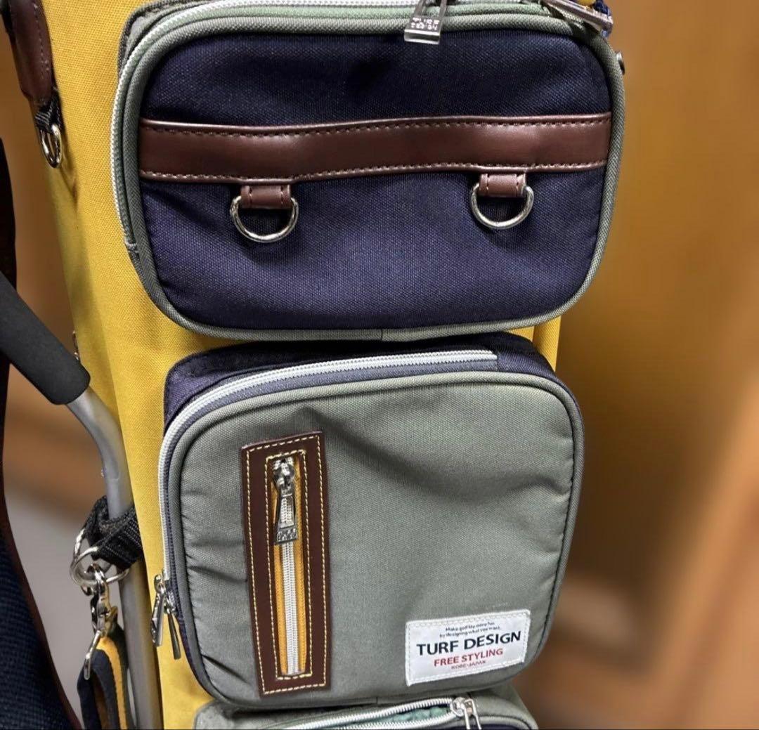 TURF DESIGN ゴルフバッグ 帆布 9.5型 軽量 ターフデザイン