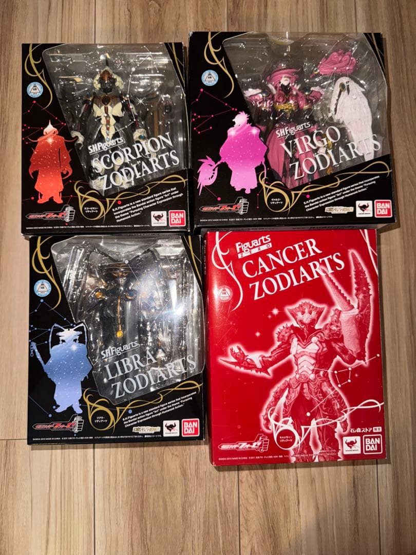 【開封済】S.H.Figuarts 仮面ライダーフォーゼ ゾディアーツ 4点