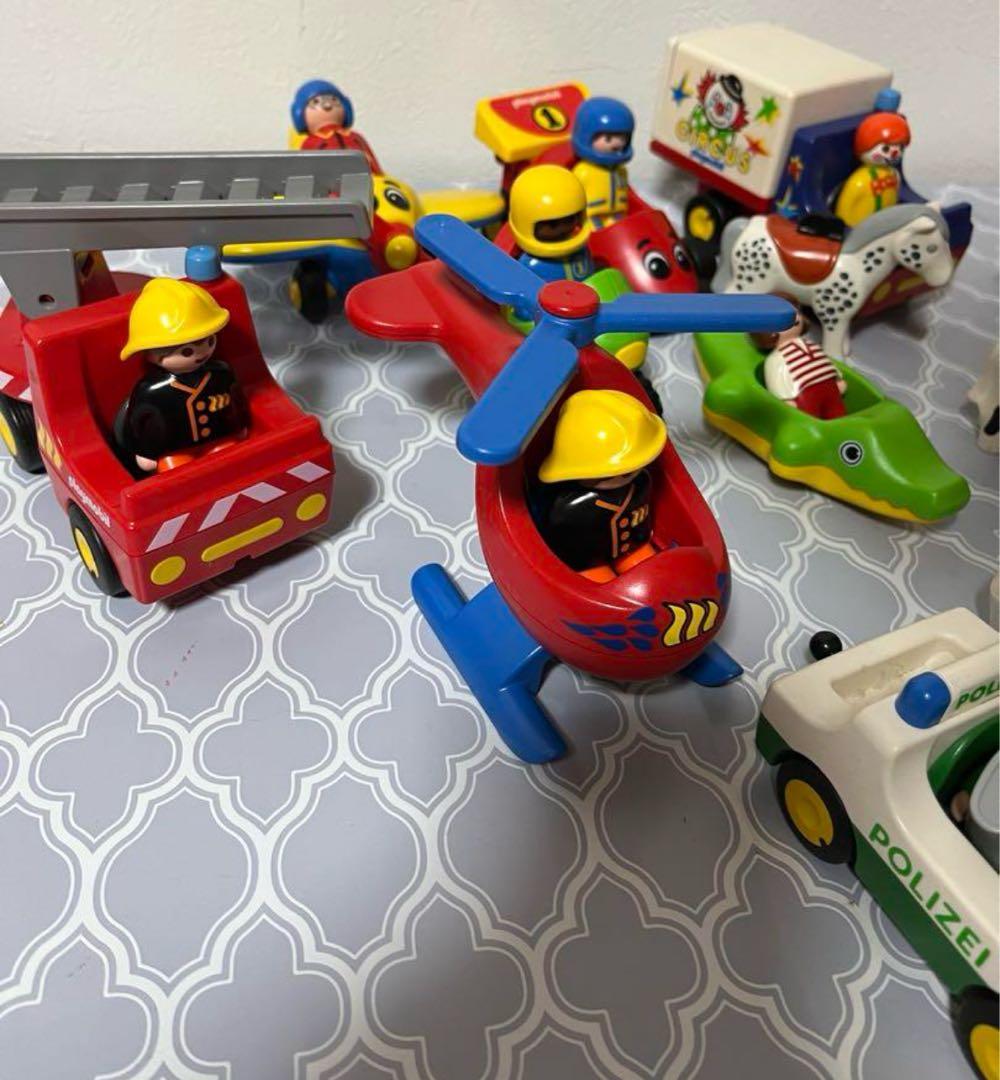 プレイモービル　123 playmobil　乗り物　ハウス　お家　まとめ売り人形