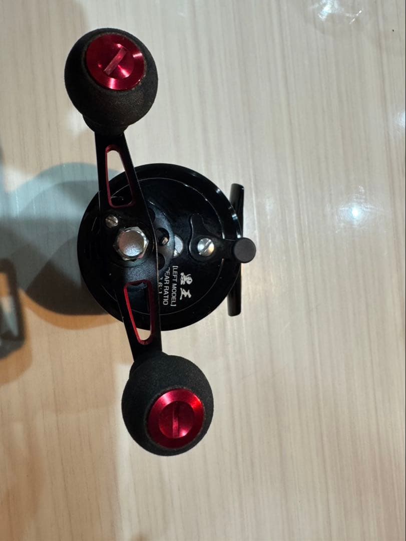 筏用リール 黒王　左ハンドルモデル