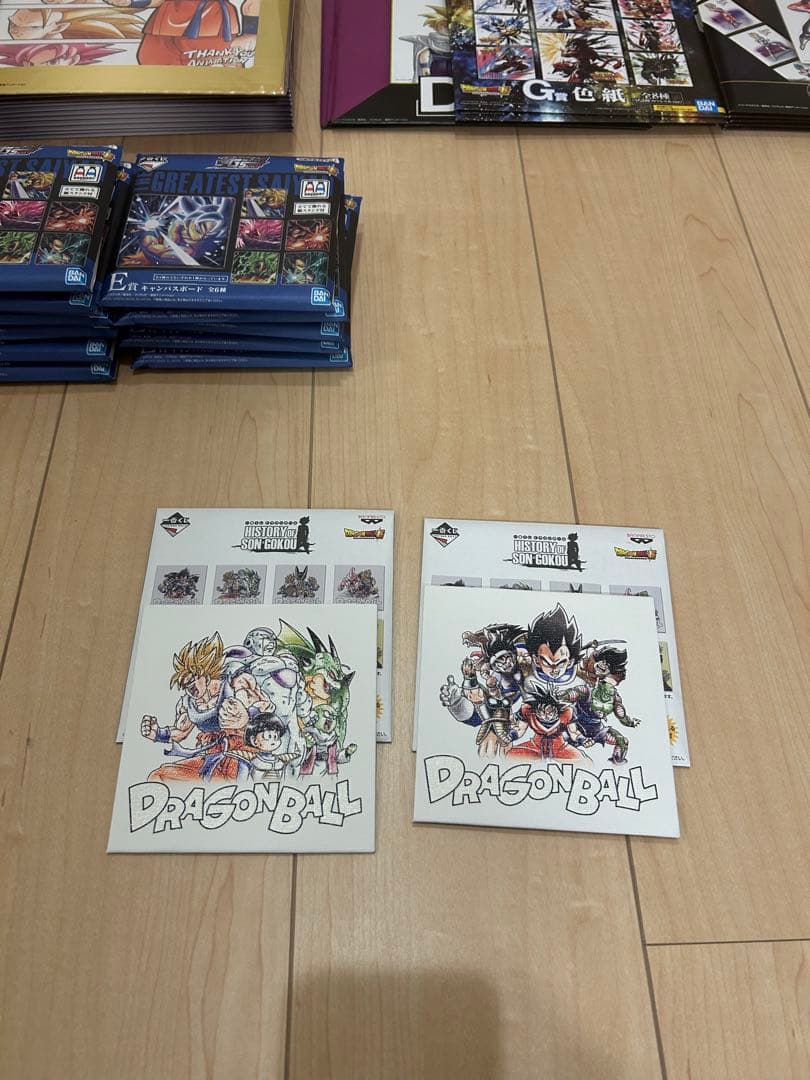58枚 ドラゴンボール アート作品 色紙アート 一番くじ まとめ売り 30th