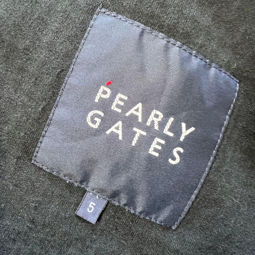 【新品】パーリーゲイツ　セットアップ　異素材mix パーカー　パンツ　メンズ　5