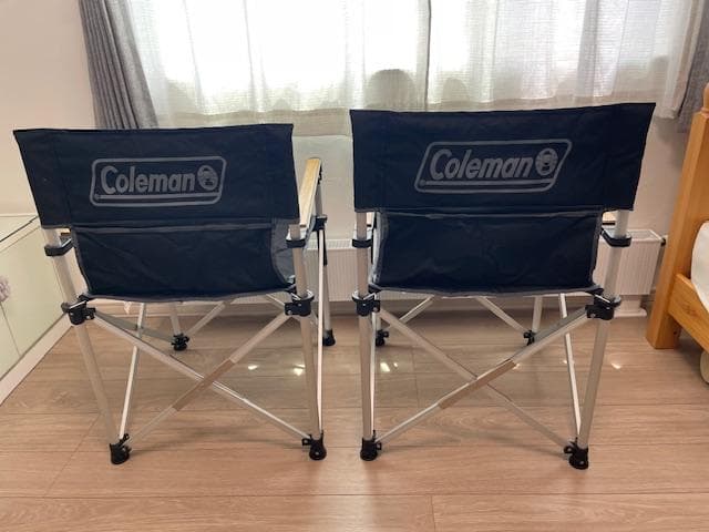 新品　限定色　コールマン スリムキャプテンチェア ブラック　　2脚セット