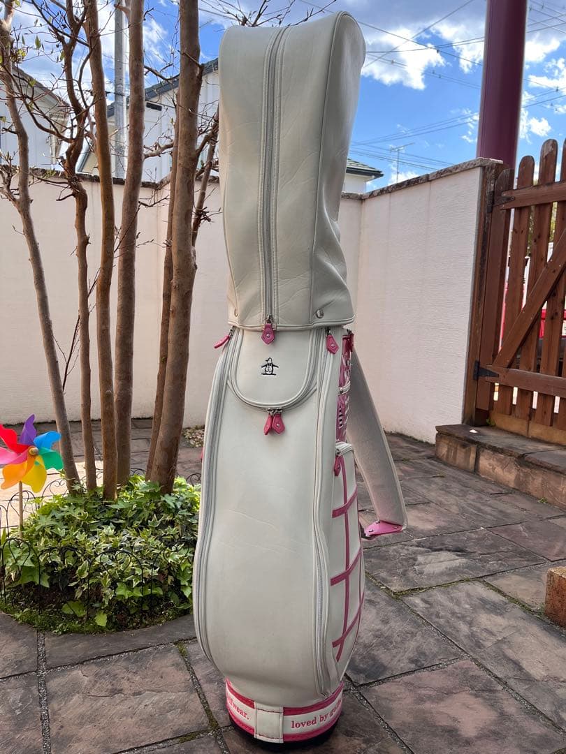 Munsingwear ゴルフ　キャディバッグ　レディース　ピンク　マンシング
