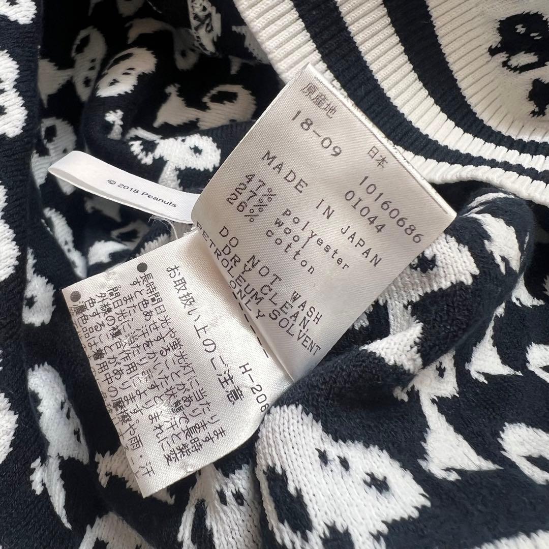 Pearly gates パーリーゲイツ　スヌーピー ニット　セーター　XL