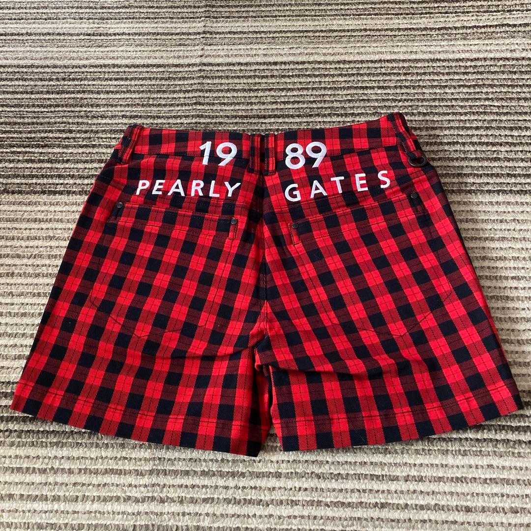 新品タグ付き　パーリゲイツ　ショートパンツ　レディース　Sゴルフウェア チェック
