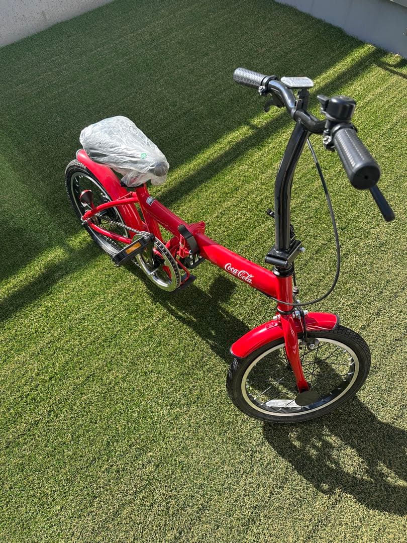 Coca-Cola 折りたたみ自転車 赤