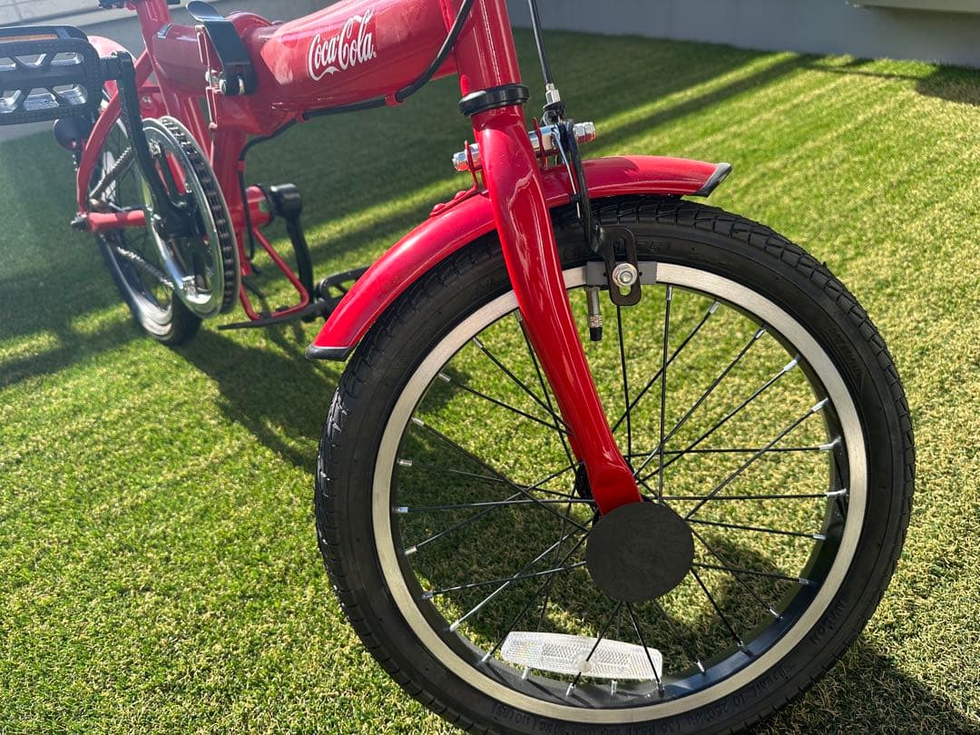 Coca-Cola 折りたたみ自転車 赤