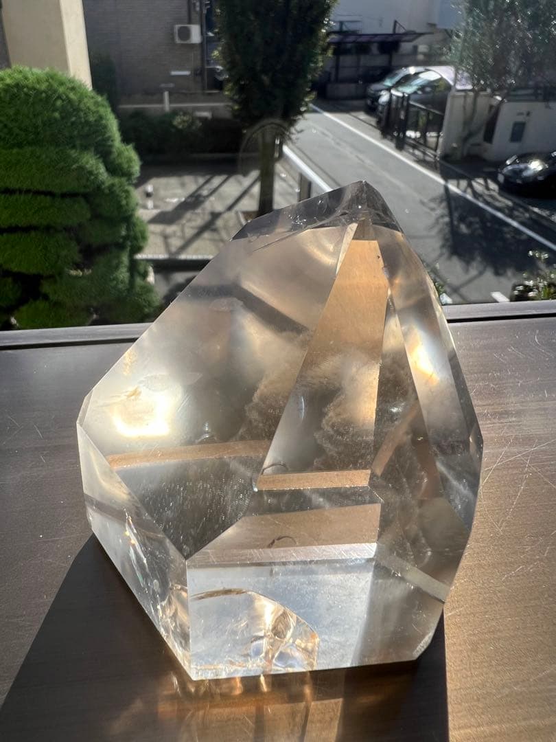 レムリアンシードバイーア産天然色シトリン・ポリッシュポイント！ダウクリスタル！！