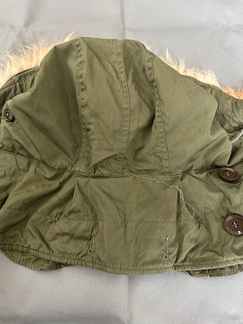 M-51 パーカー用フード　ワイヤー折れ2箇所