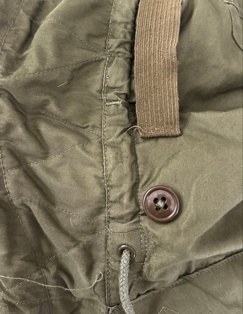 M-51 パーカー用フード　ワイヤー折れ2箇所