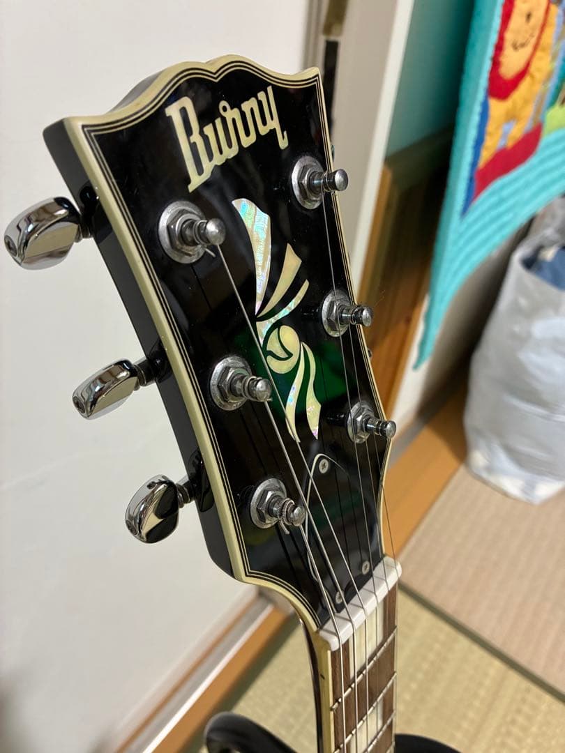 レスポールスタイル エレキギター ブラック フェルナンデスbruny