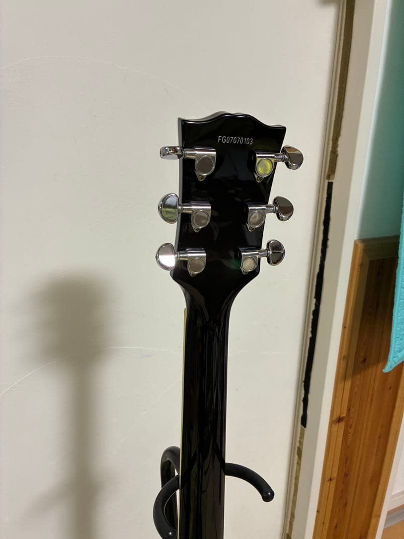 レスポールスタイル エレキギター ブラック フェルナンデスbruny