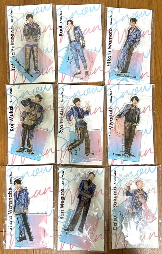 man アクリルスタンド　9人