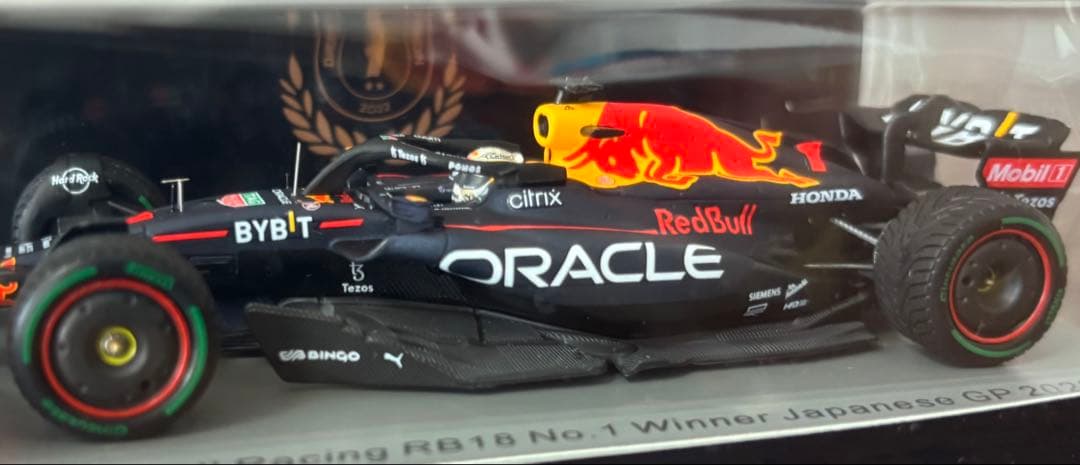 F1日本GP2022 Winner/Mフェルスタッペン/スパークミニカー1/43