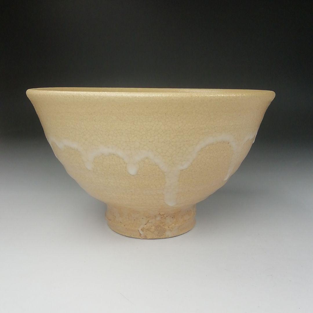 Ｔ４９３　茶碗　『大井戸　喜左衛門写』『龍喜窯　今城聡 造』共箱　抹茶碗　茶道具