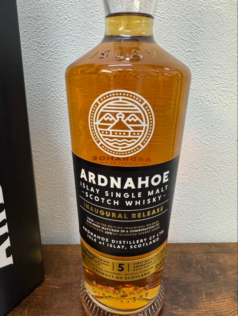未開封　ARDNAHOE 1stリリース シングルモルトウイスキー 50%