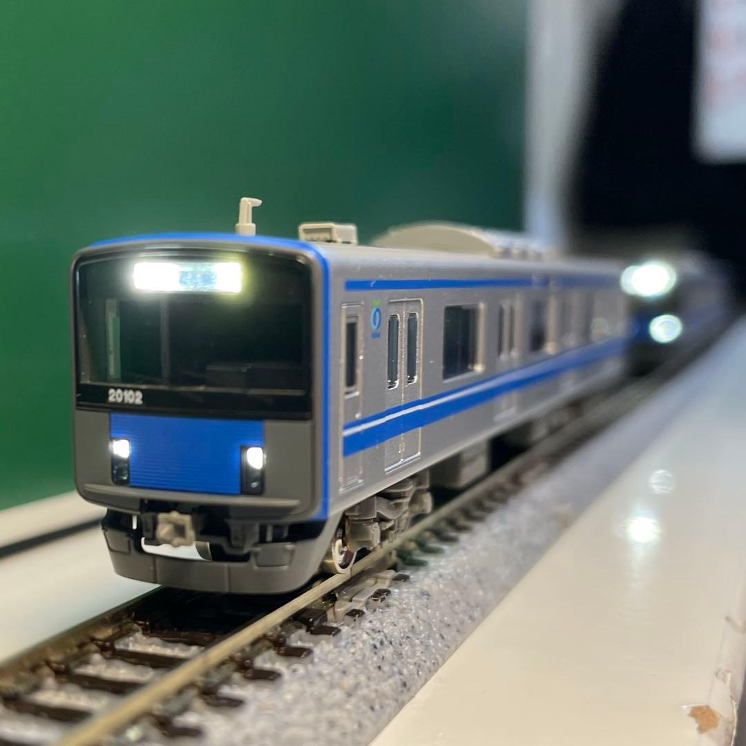 グリーンマックス 西武20000系池袋線・20102編成・白ライト 10両セット