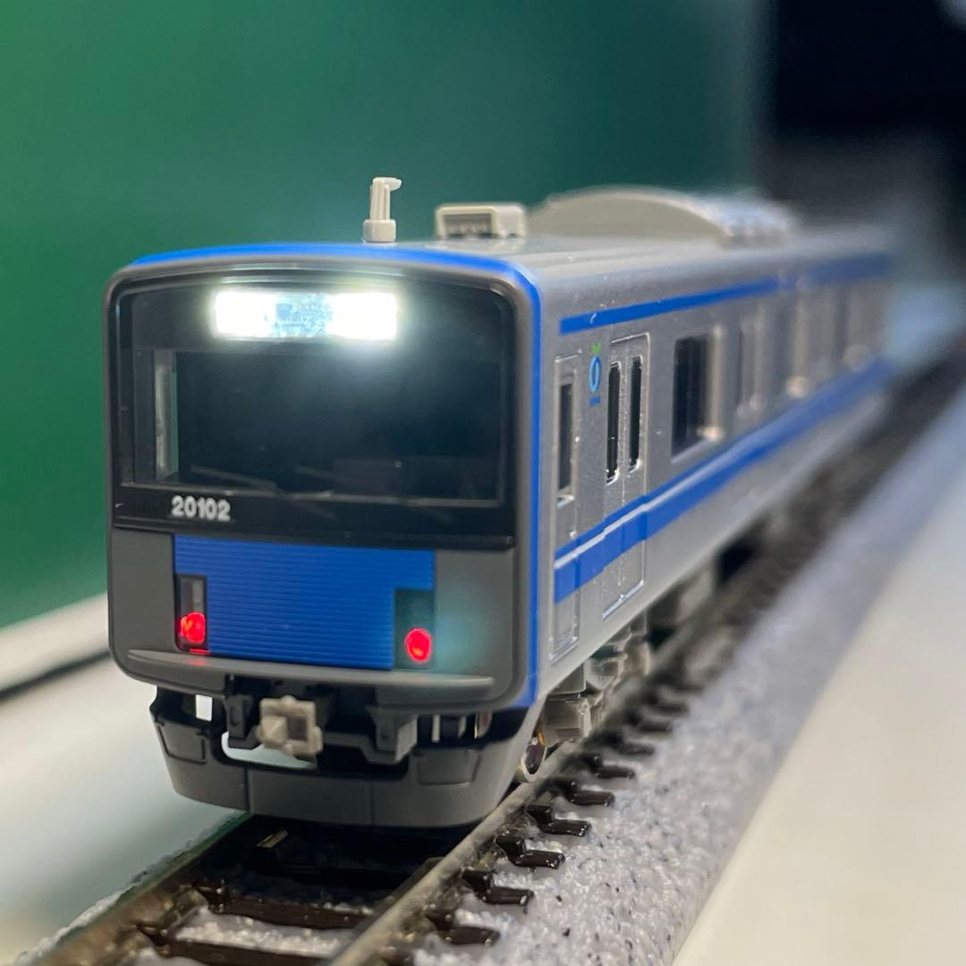 グリーンマックス 西武20000系池袋線・20102編成・白ライト 10両セット