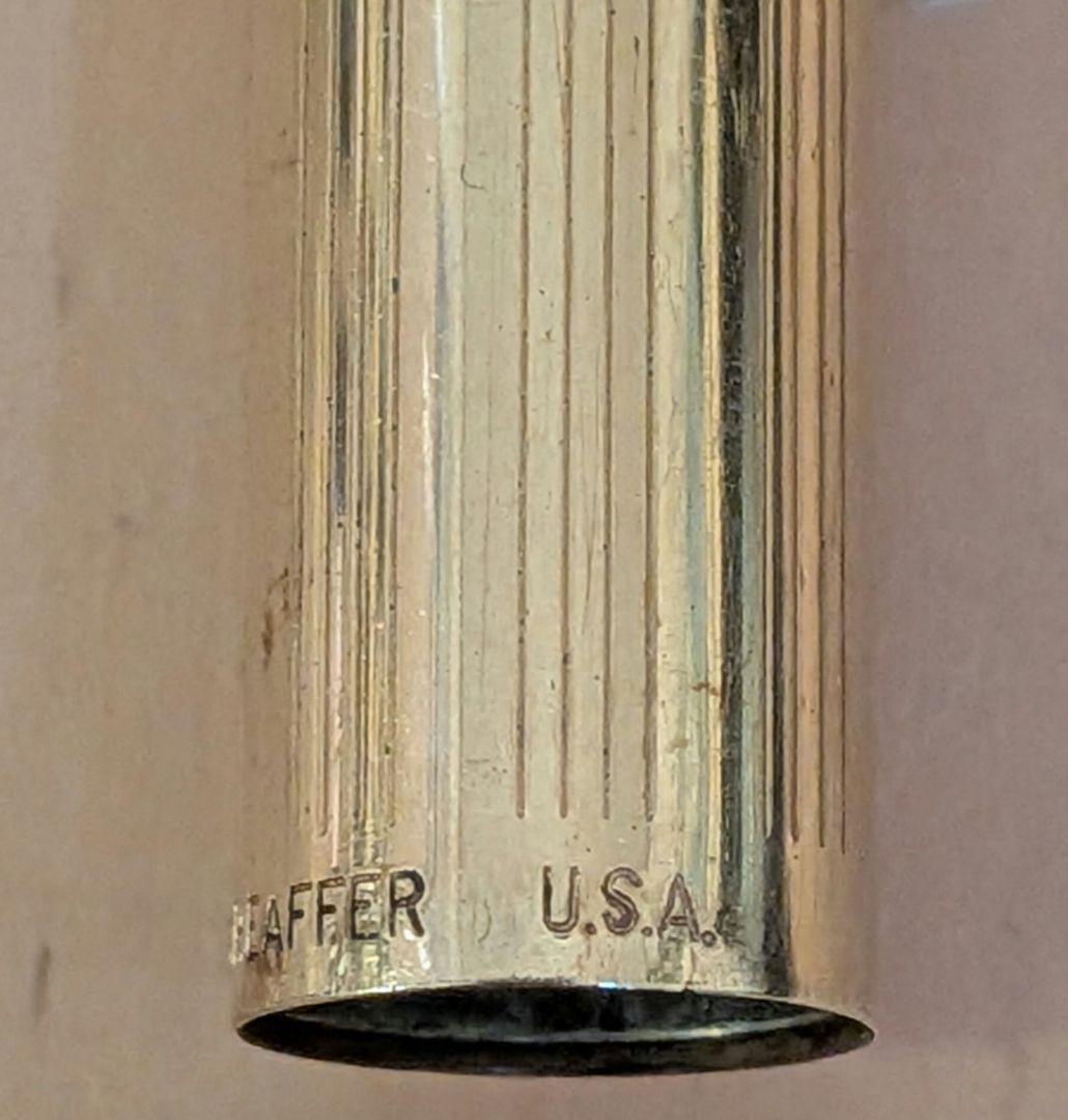 SHEAFFER 万年筆585 黒 14Kペン先　おまけ付