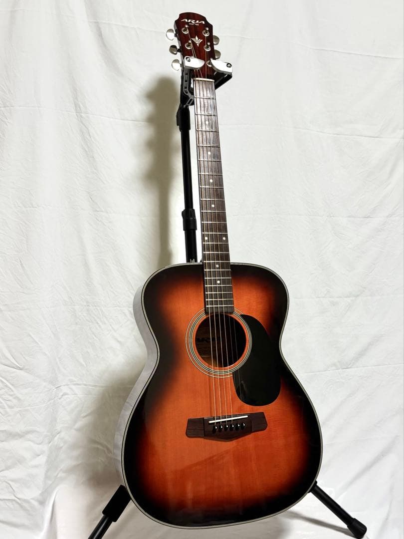 【新品弦張替済】ARIA アコースティックギター ADF-SPLBS