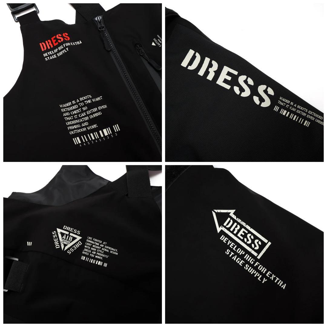 DRESS サロペットパンツ 2XLサイズ 防寒着 雨具 レインパンツ