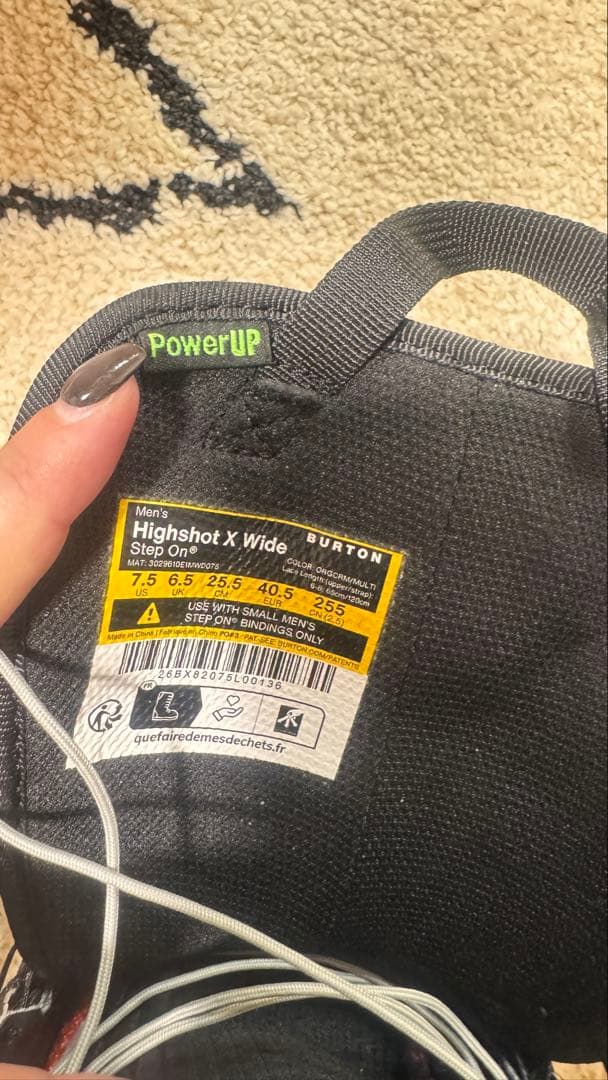 BURTONのStep On対応スノーボードブーツ