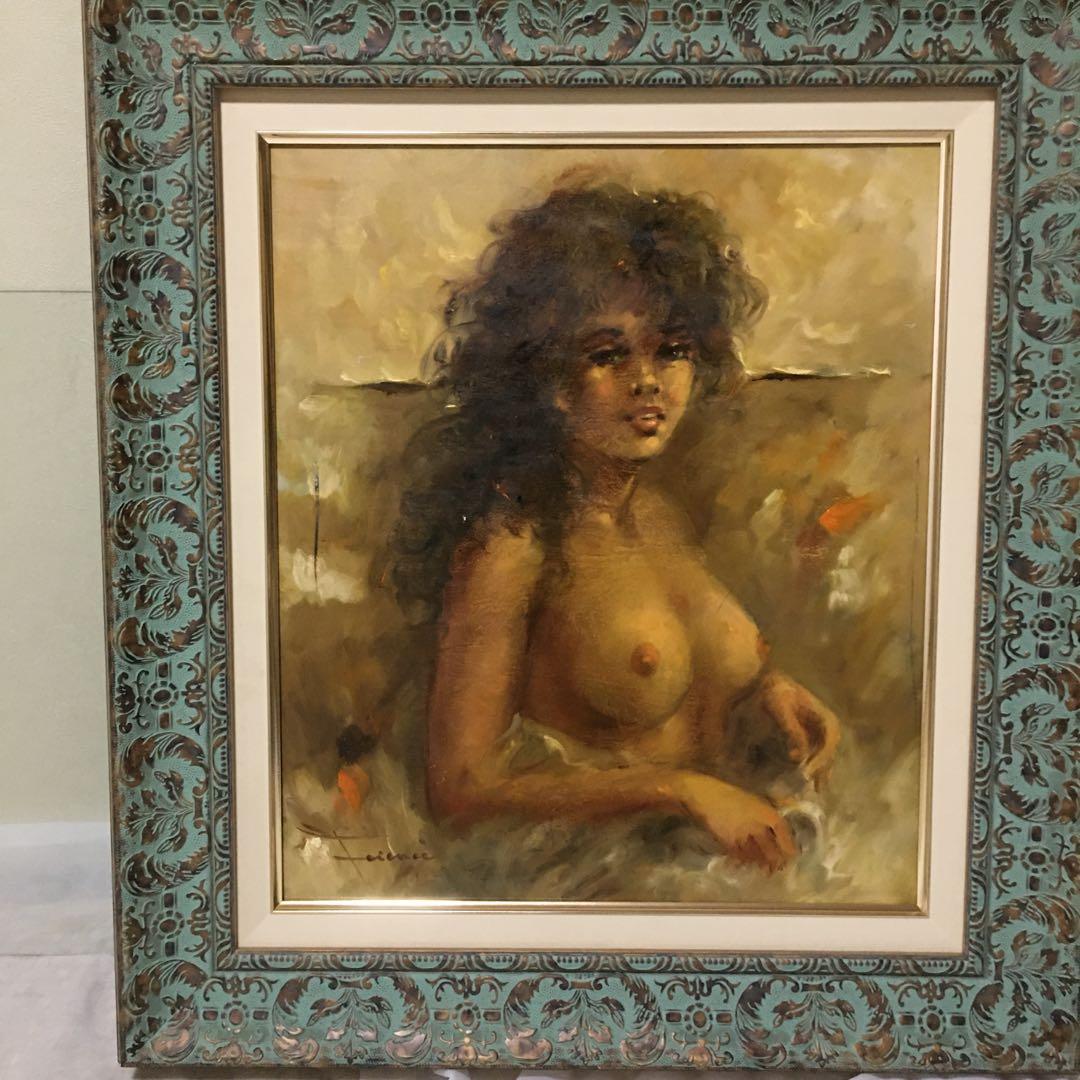 ヨーロッパ絵画油絵厚塗り裸婦