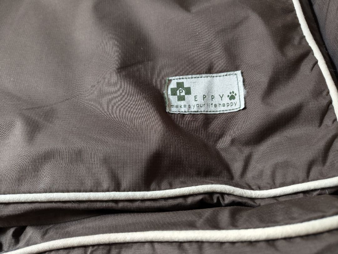 ペピイ：スマートスクエアベッド（防水）　Mサイズ　ブラウン