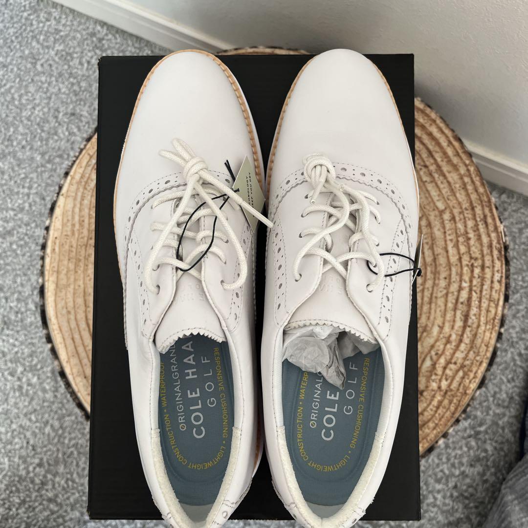 【新品】COLE HAAN ゴルフシューズ サイズ8 ホワイト