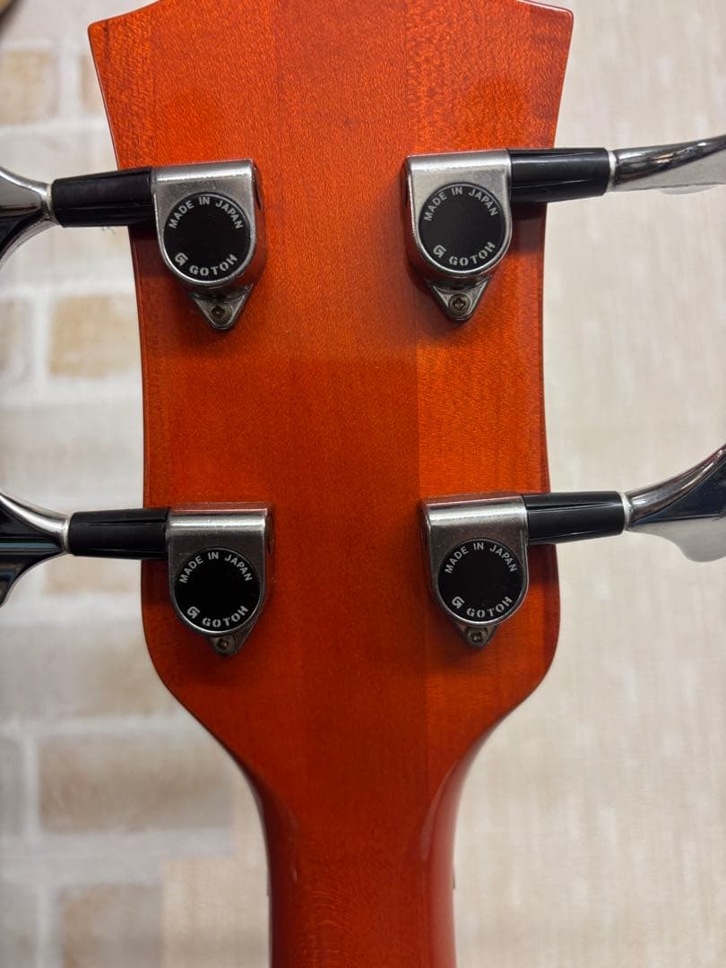 GRETSCH 廃盤 G6119B セミアコースティックエレキベース オレンジ