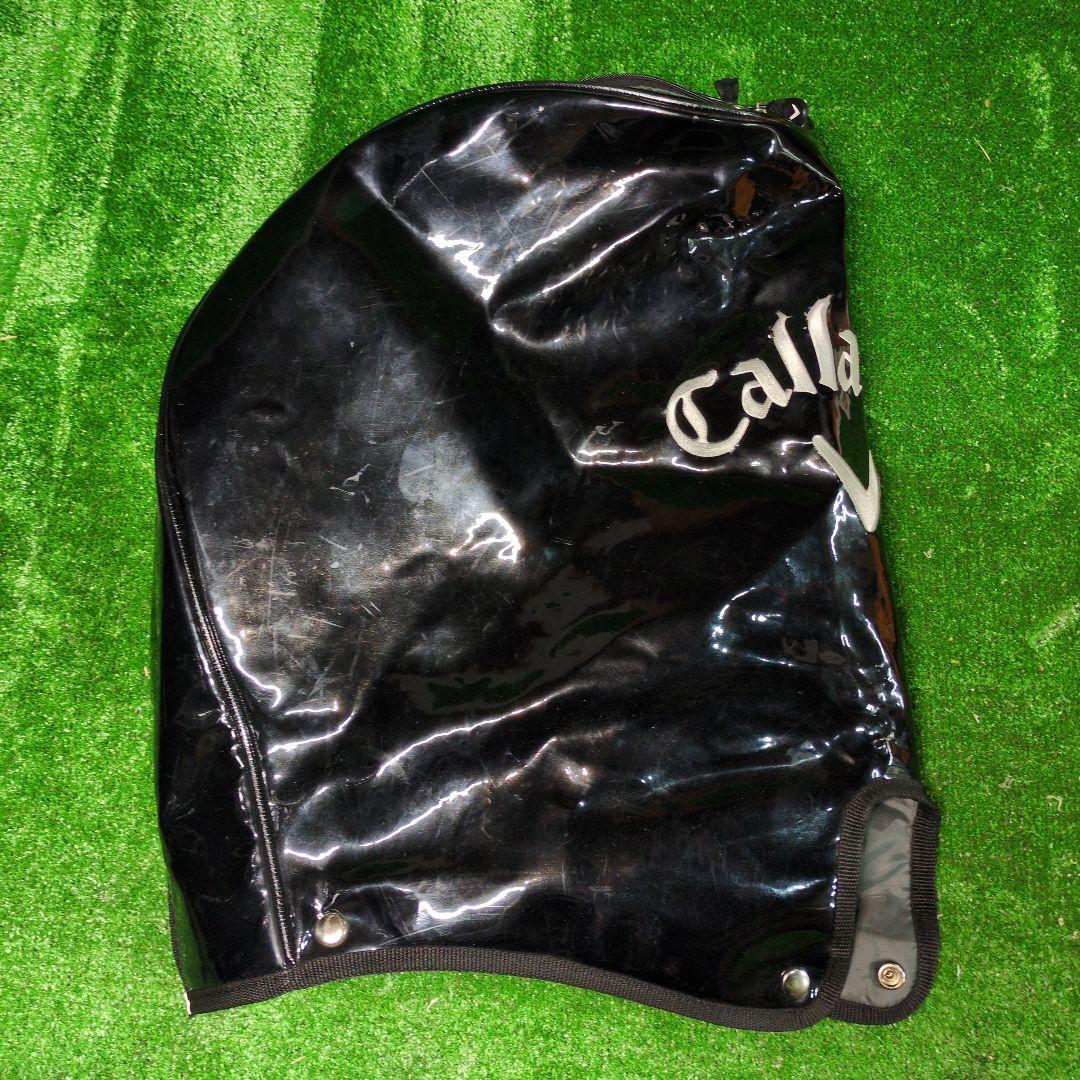 キャロウェイ　キャディバッグ　エナメル生地　ブラック　6分割　メンズ