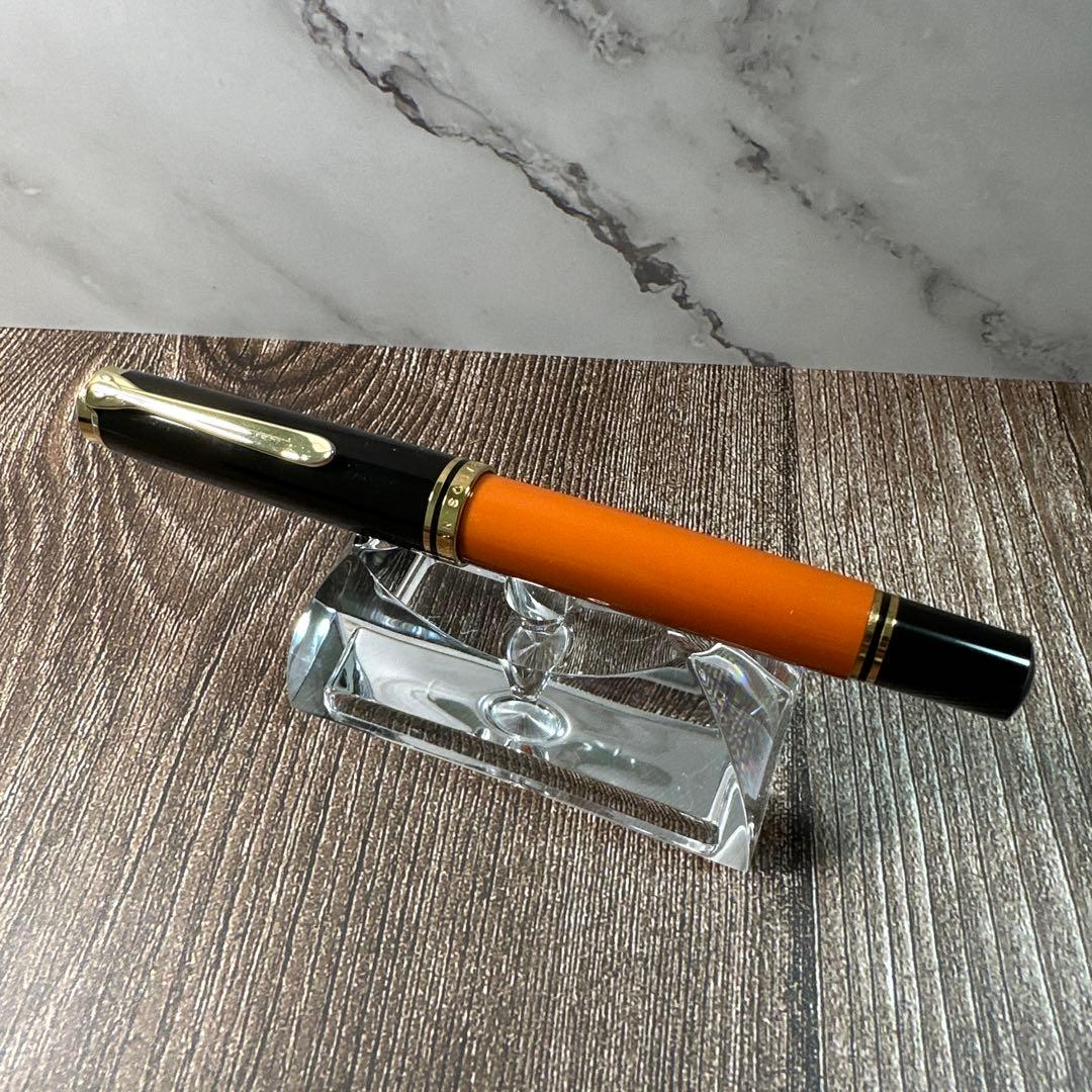 【美品】PelikanペリカンM800 バーントオレンジ　限定モデル　字幅EF
