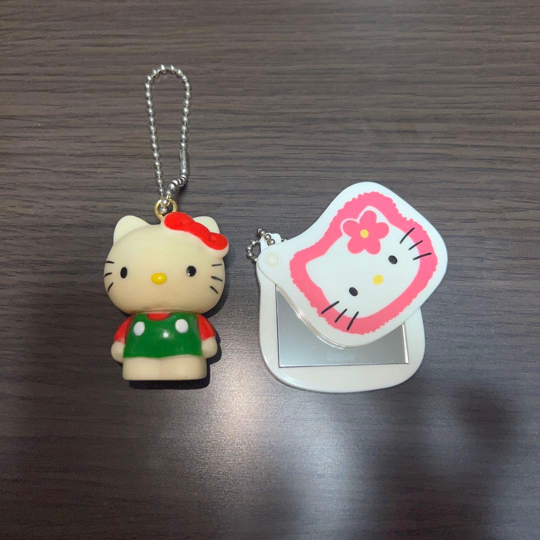 平成レトロ　当時もの　ハローキティ 　キーホルダー　16個セット