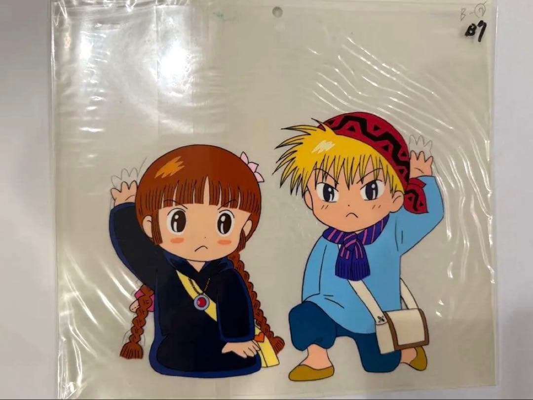 魔法陣グルグル　セル画　ニケ&ククリ