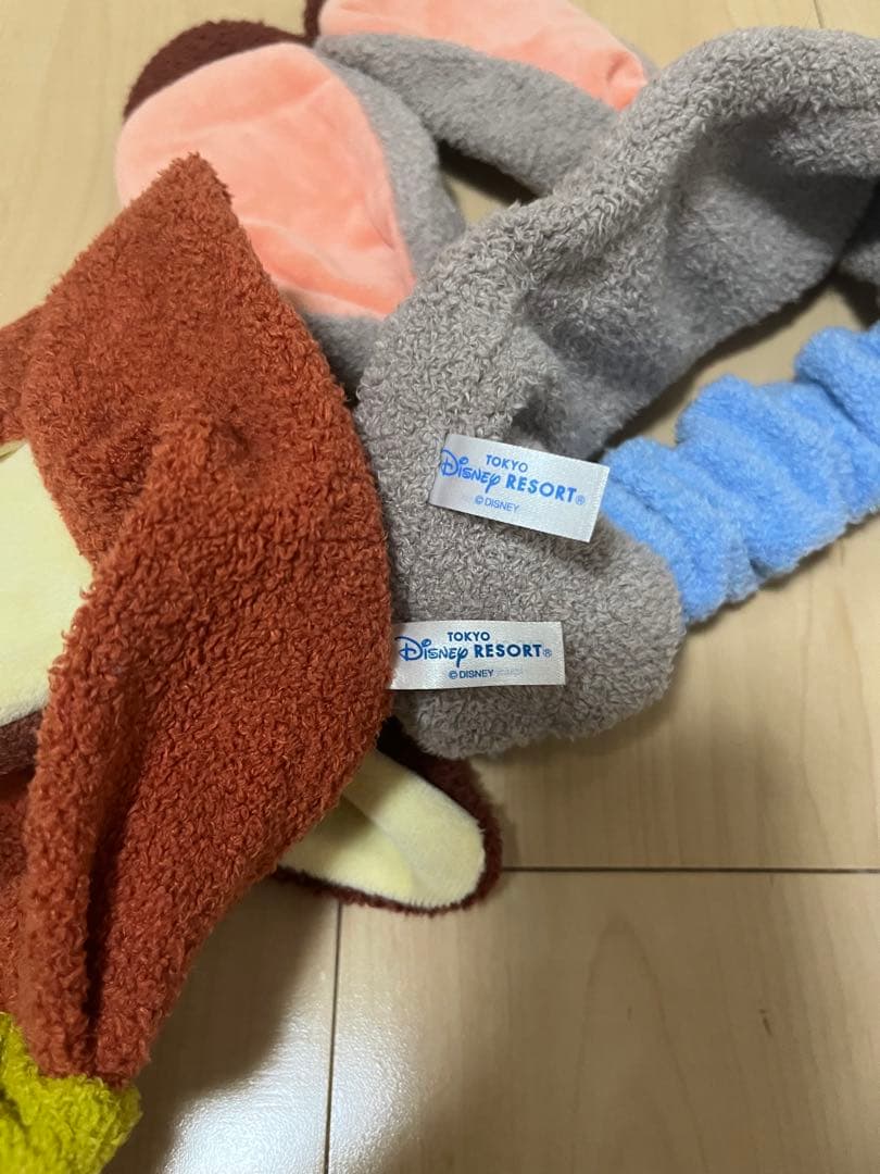 ズートピア　ニック　ジュディ　ヘアバンド　パスケース　セット