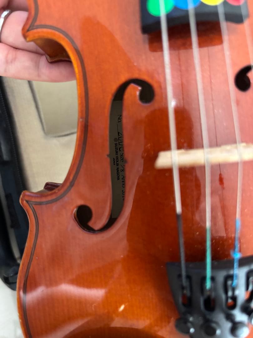 1/8 バイオリン 本体 専用ケース付き