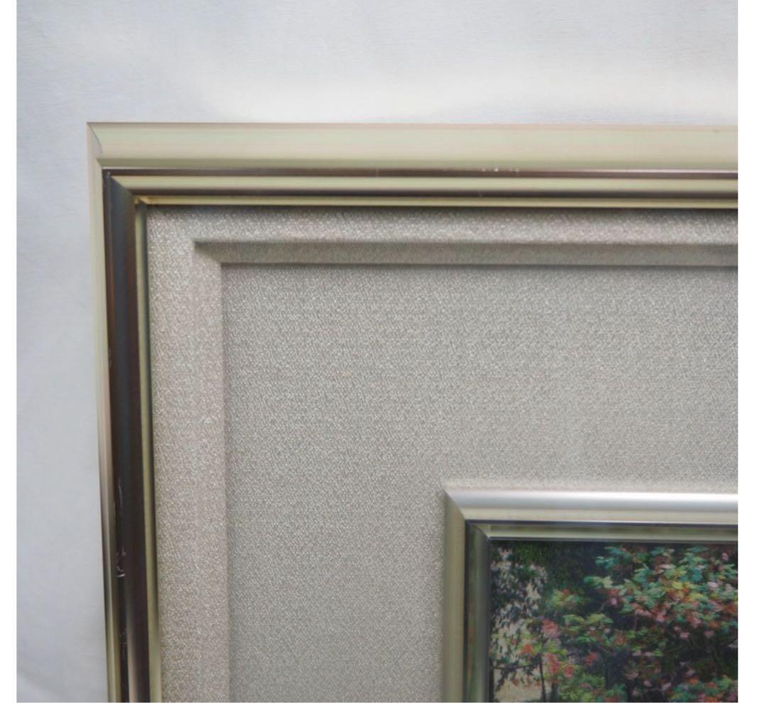 送料無料　優品刺繍額　39×34×4ｃｍ　時代物③