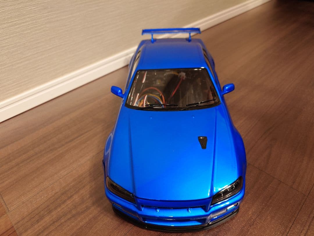 タミヤ TT-02 GT-R R34 ボディ/メカ付