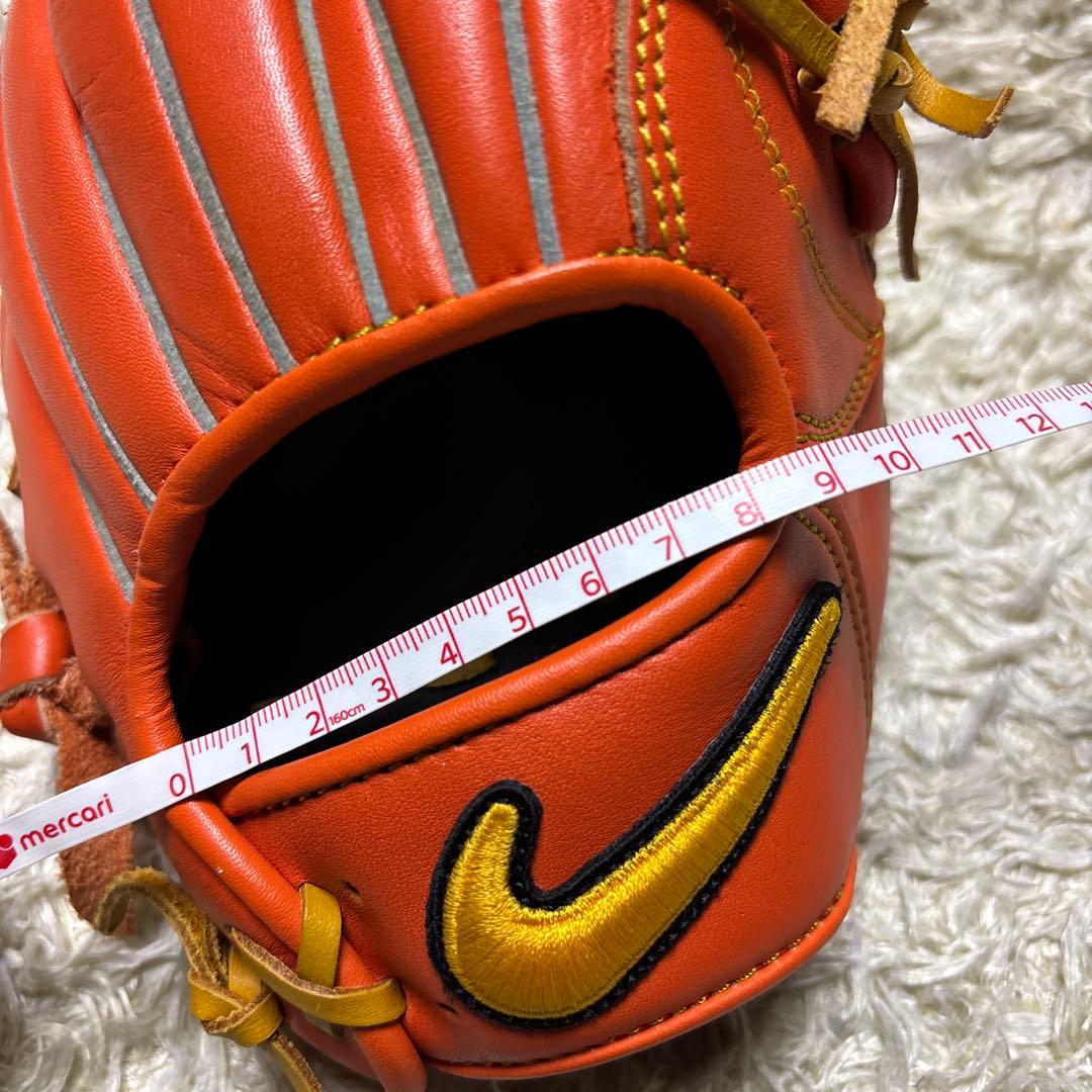 NIKE DIAMOND READY GATE 野球 グローブ 軟式 オレンジ