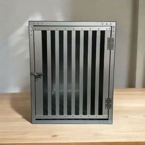 アルミドッグケージ ✳ 1頭用 幅45cm 奥行75cm 高さ55cm 車載用