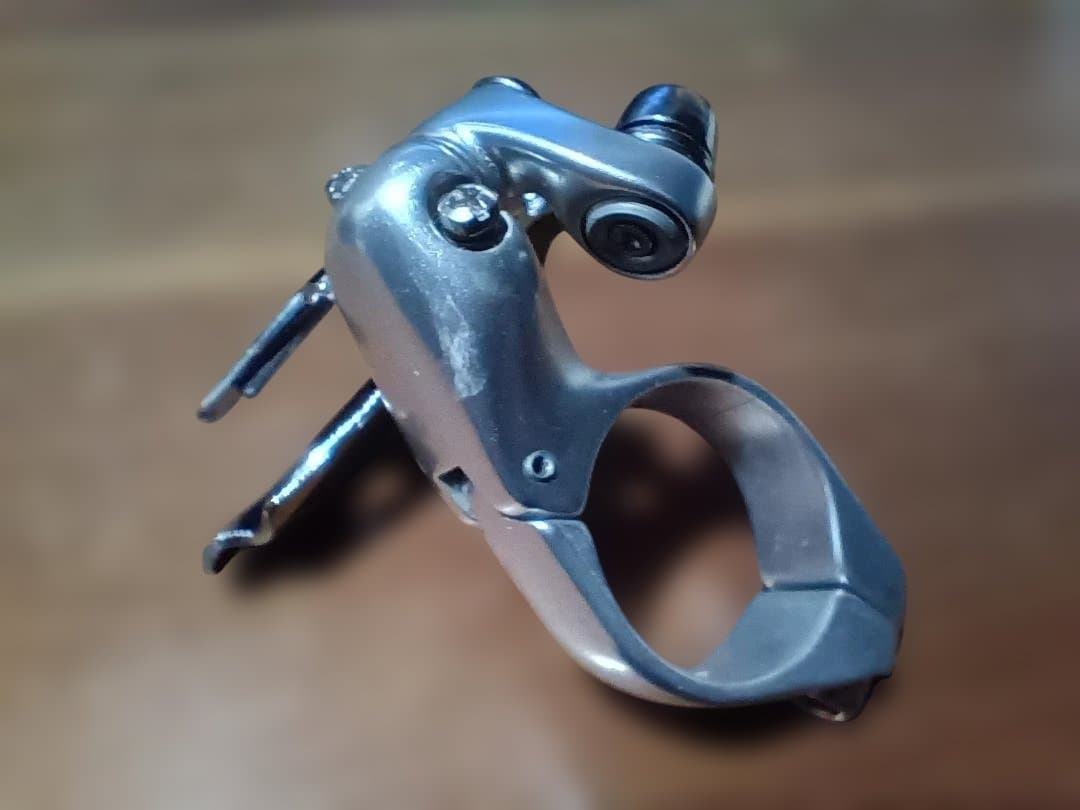 【美品・箱付】カンパニョーロ レコード FD 10s/9s 28.6mm アルミ