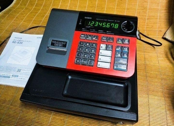 カシオレジスター　SE-S30　人気機種　送料無料　834200