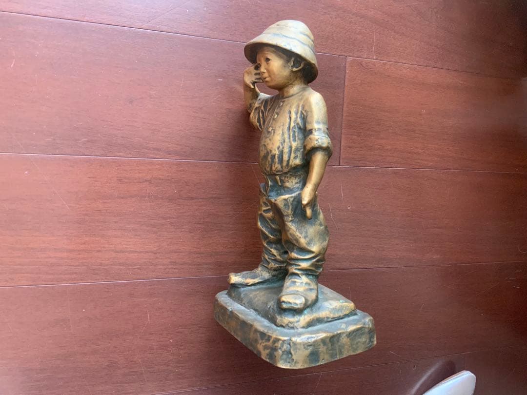 北村　西望「天真爛漫『将軍の孫』」ブロンズ作品