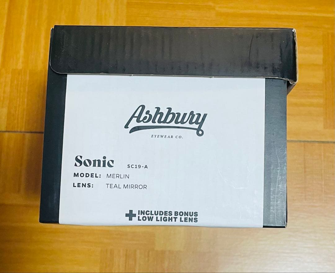 新品未使用ASHBURY SONIC MERLINグリーンミラー スペアレンズ付