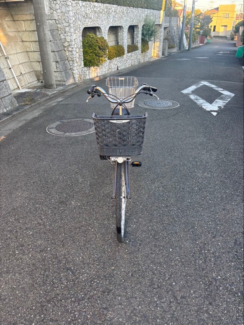 パナソニック　電動自転車　ジャンク　部品取り　レストアベース