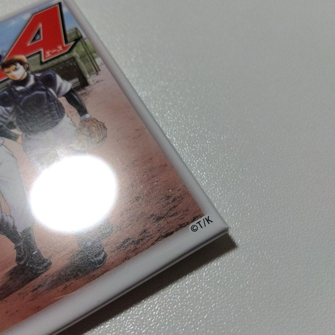 【ダイヤのＡ】沢村＆クリス ファンクラブ FC トレーディング スクエア缶バッジ