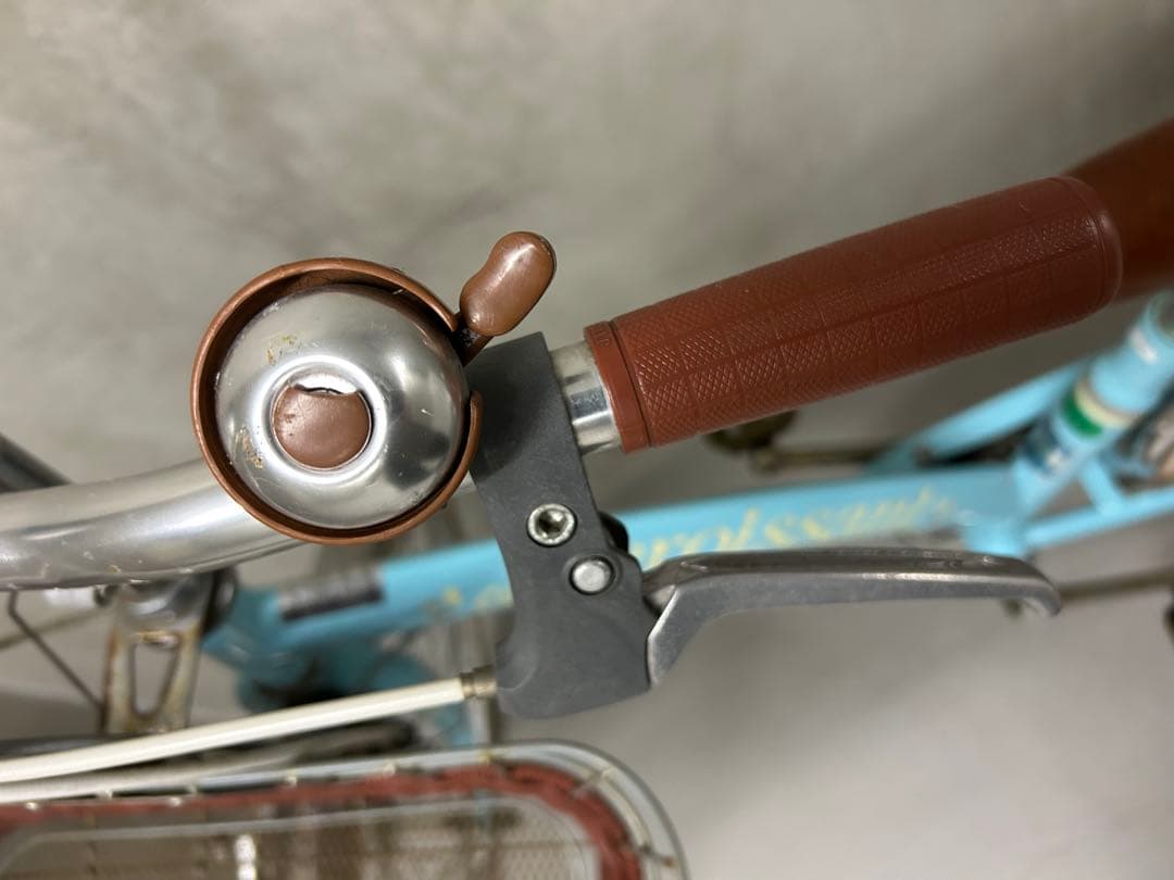 子供用自転車 水色 cafe croissant 24 札幌市　引き渡し