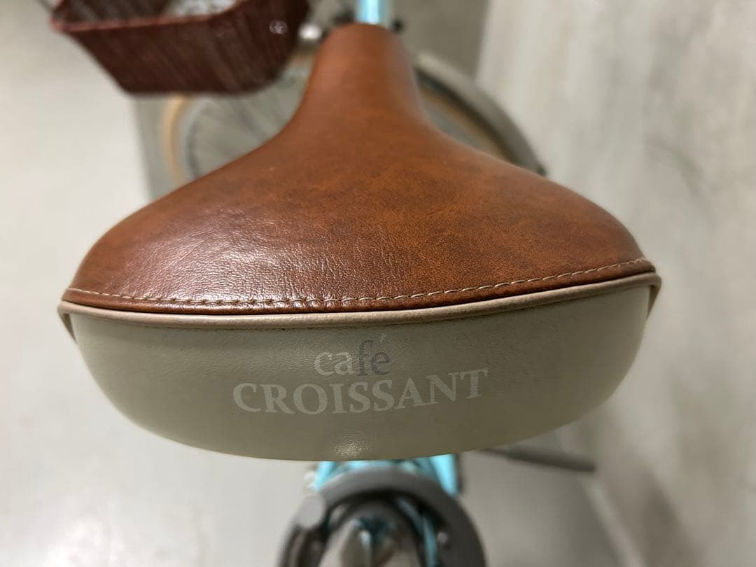 子供用自転車 水色 cafe croissant 24 札幌市　引き渡し