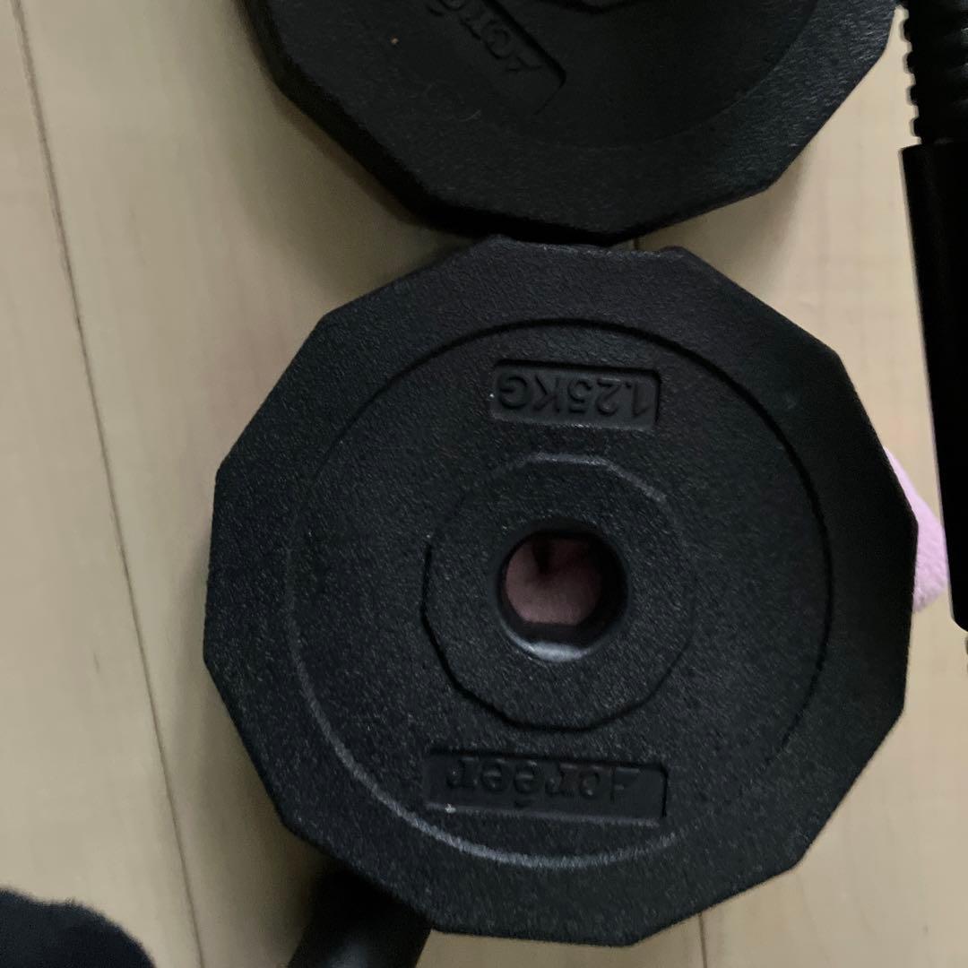 可変式バーベル ラバーグリップ付き腹筋ローラー